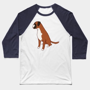 boxer dog drawing Baseball T-Shirt